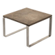 Slate & Chrome coffee table by Draenert 1970s