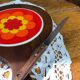 Plateau, wooden and ceramic chopping board, 1970s