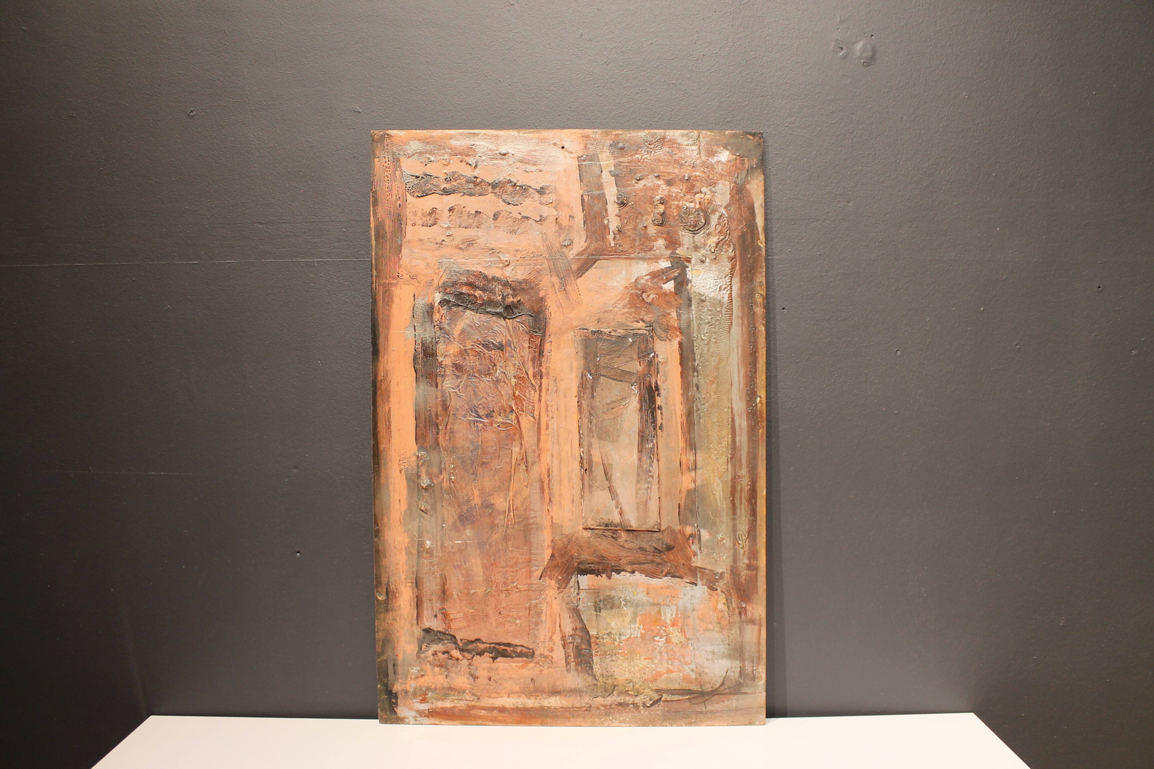 Mixed media painting