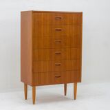 Commode en teck des années 60