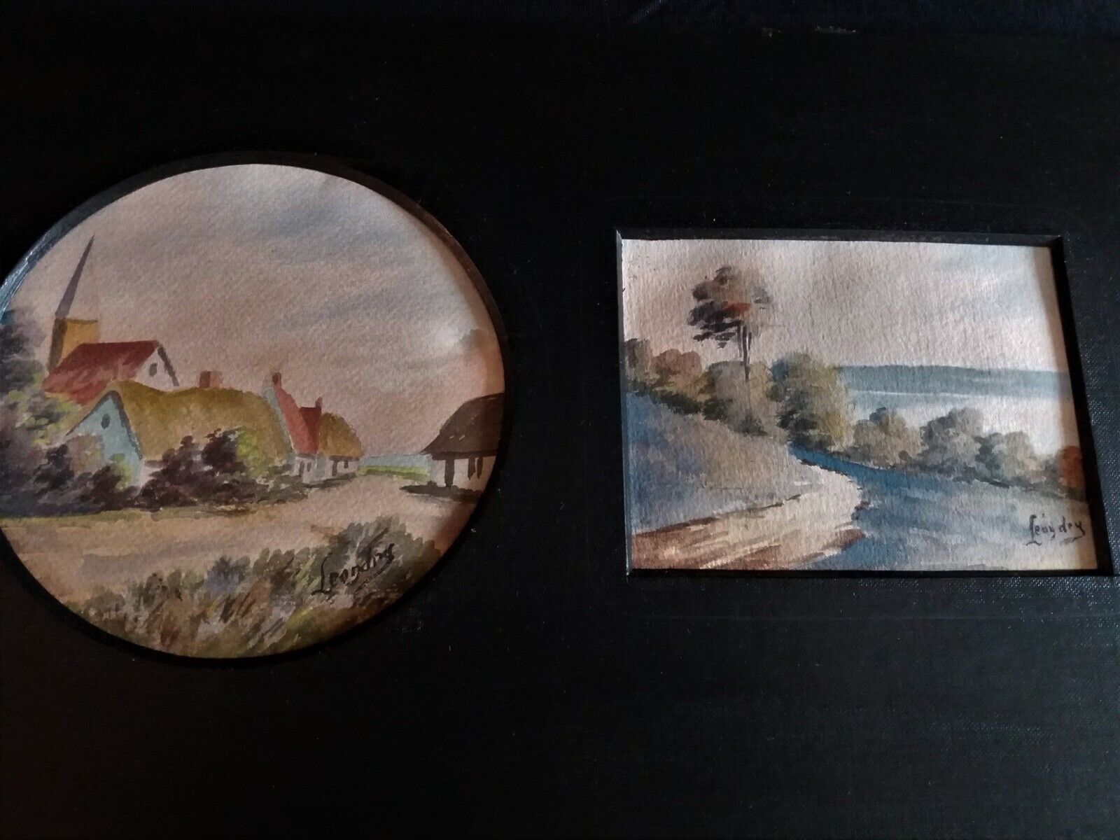 Watercolor landscapes