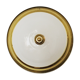 Brass and glass wall lamp or flush light