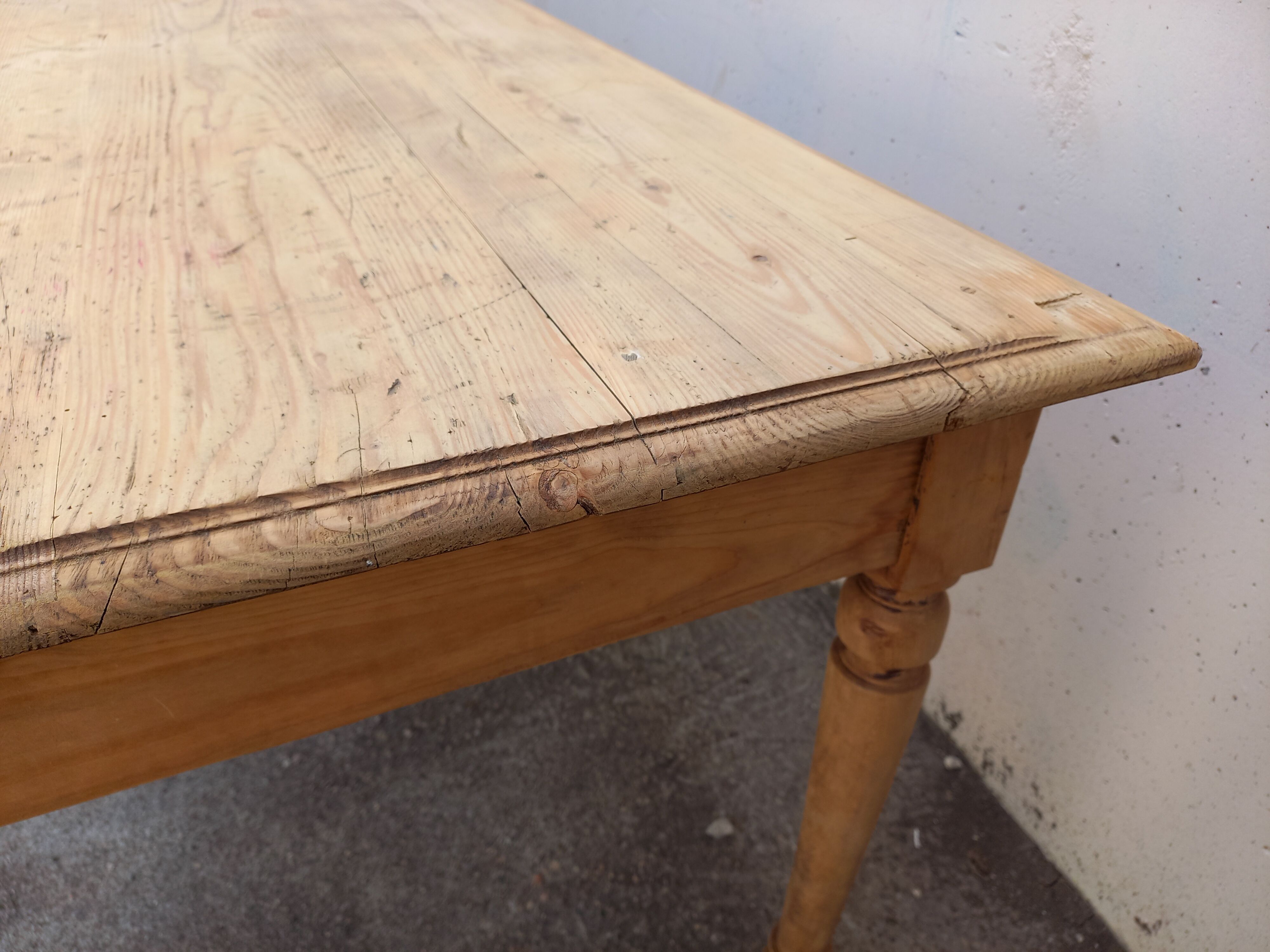 Table de ferme ancienne 200 cm