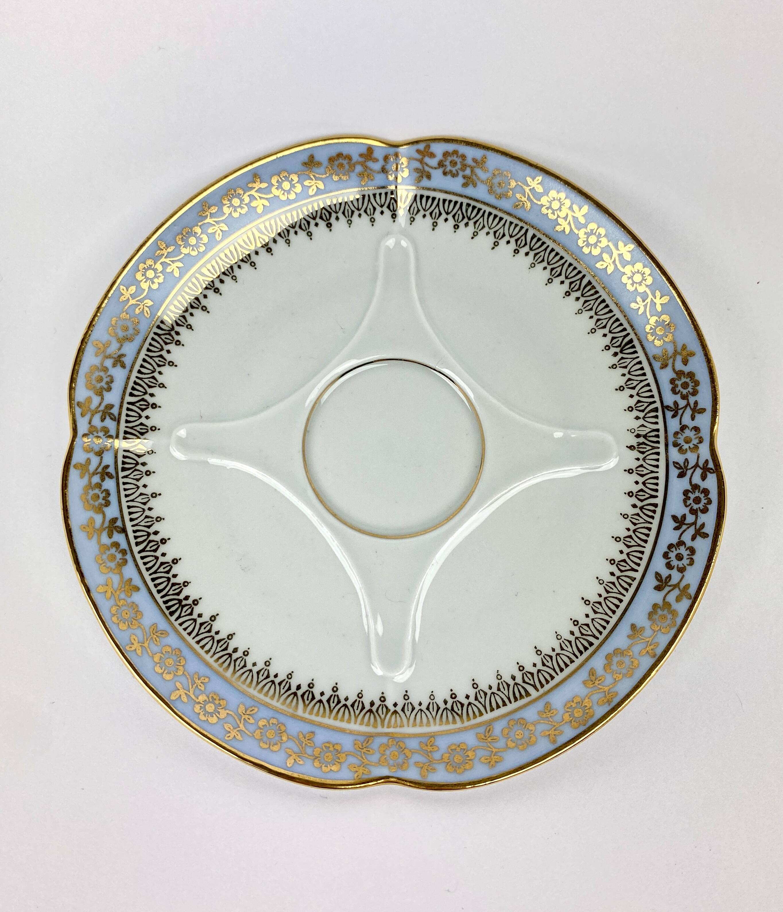 Mismatched Set of 3 Saucers/Small Plates - Limoges Porcelain