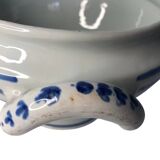 France, Fretel earthenware soup tureen with apple, 19th century