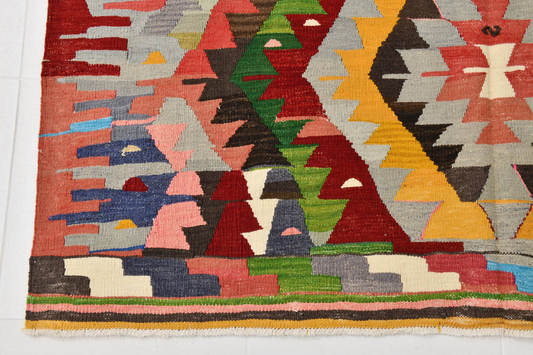 5x7 Tribal Handwoven Kilim Rug, 155x232Cm