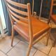 lot of 6 teak chairs from the 1950s, Scandinavian, Danish 87 x 44 x 43 BEG