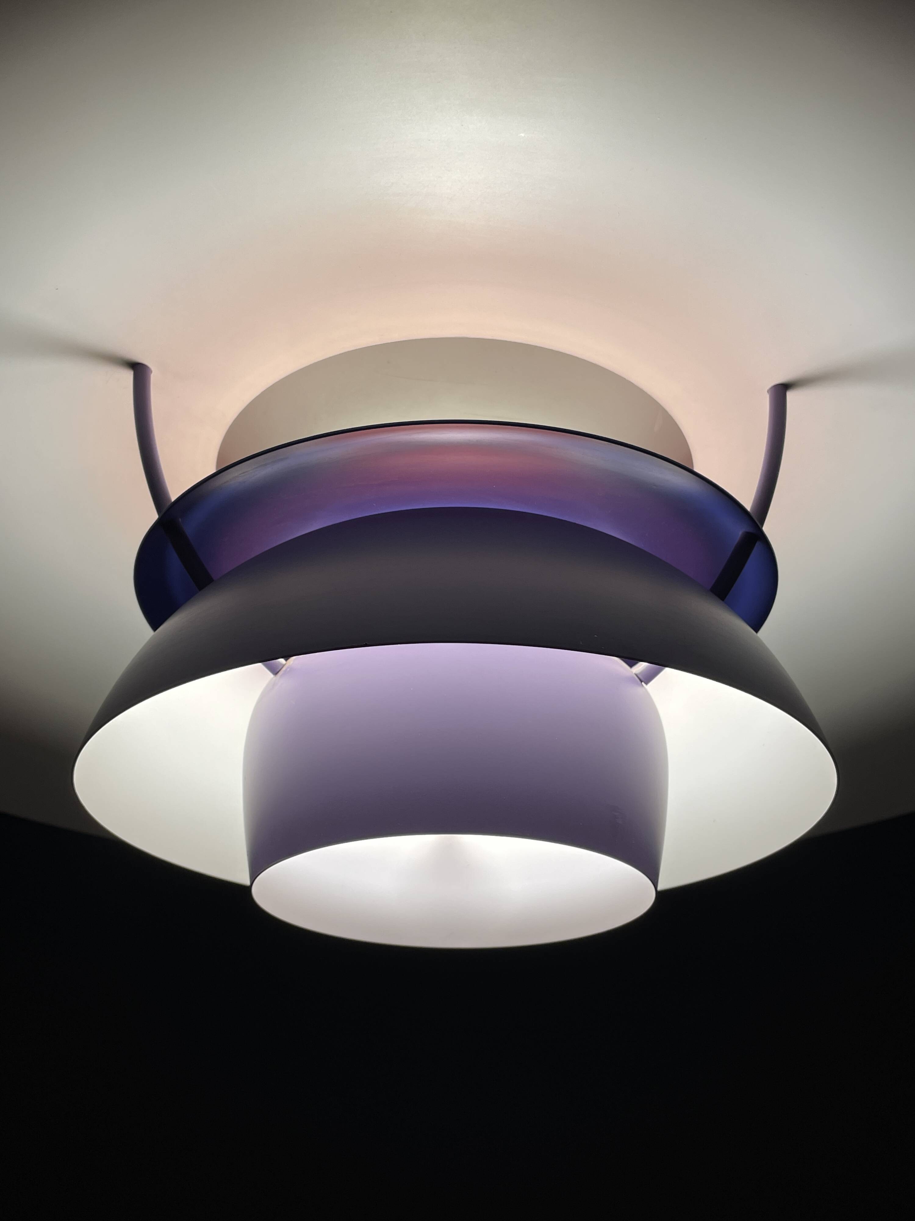 Ph5 Purple Pendant Lamp by Poul Henningsen for Louis Poulsen Denmark
