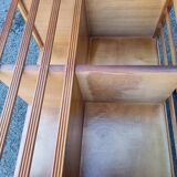 Old vintage English revolving bookcase