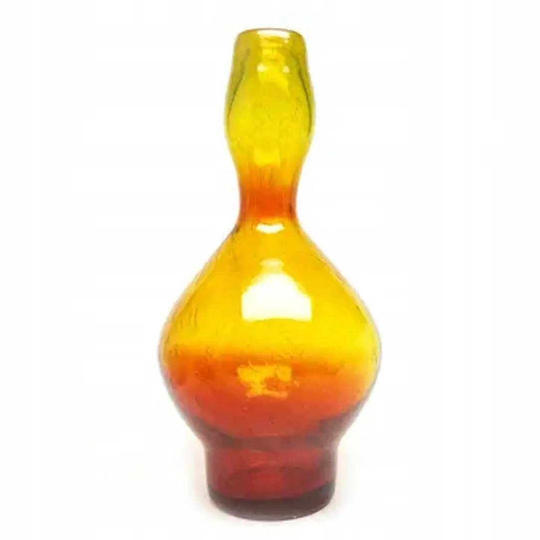 Bączek bottle, mid-century modern, glass, designed by Z. Horbowy, Poland, 1970s