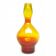Bączek bottle, mid-century modern, glass, designed by Z. Horbowy, Poland, 1970s