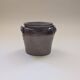 Brown glazed stoneware pot — Antique pottery