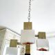 Lustre cubiste Mazzega par Gaetano Sciolari