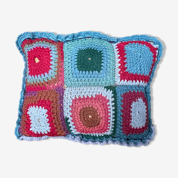 Coussin crochet granny