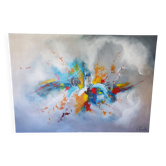 true abstract painting 116 cm