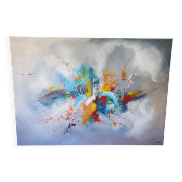 true abstract painting 116 cm