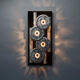 Sculptural wall lamp, Otello Ciullini - EF Viareggio, Italian, 1970s
