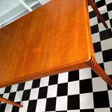 Mid Century Danish Teak Extendable Dining Table by H.W. Klein For Bramin