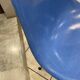 Turquoise blue DSR Eiffel fiberglass chair Eames Herman Miller vintage