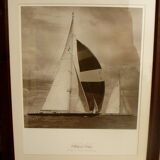 Two representations of old sailboats