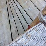 Rattan long chair