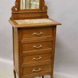 Dressing table side unit with 4 drawers