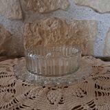 Candy box sugar bowl on glass frame