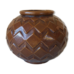 Vase Art Déco en fonte
