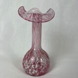 Vasr en verre rose