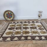 Handcrafted Moroccan Berber Rug 134 X 90 CM
