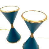 Lampes de table 'Clessidra', d'Angelo Lelii, Arredoluce, Milan Italie, 1960
