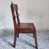 Pair of wooden chairs