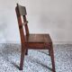 Pair of wooden chairs