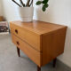 Scandinavian teak bedside table/nightstand