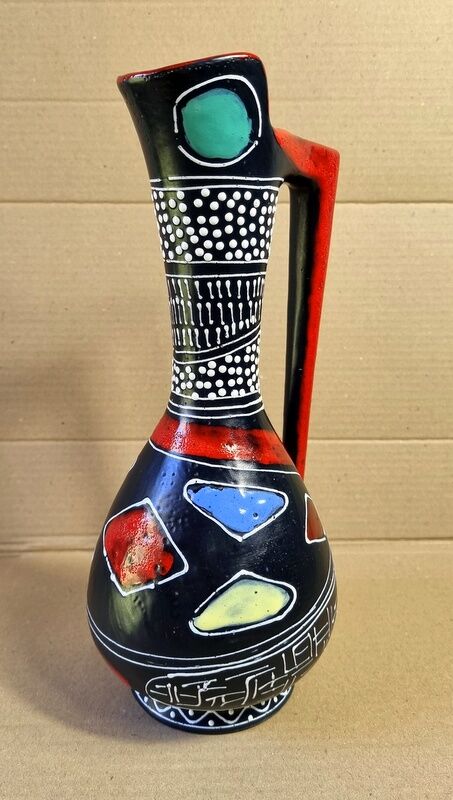 Vase Lamberto Mancnelli from Deruta Italy 50s