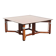Table basse carrée Art Déco de Schuitema de la série Decoforma