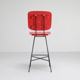 Dutch modernist tabouret by Coen De Vries - 1950s