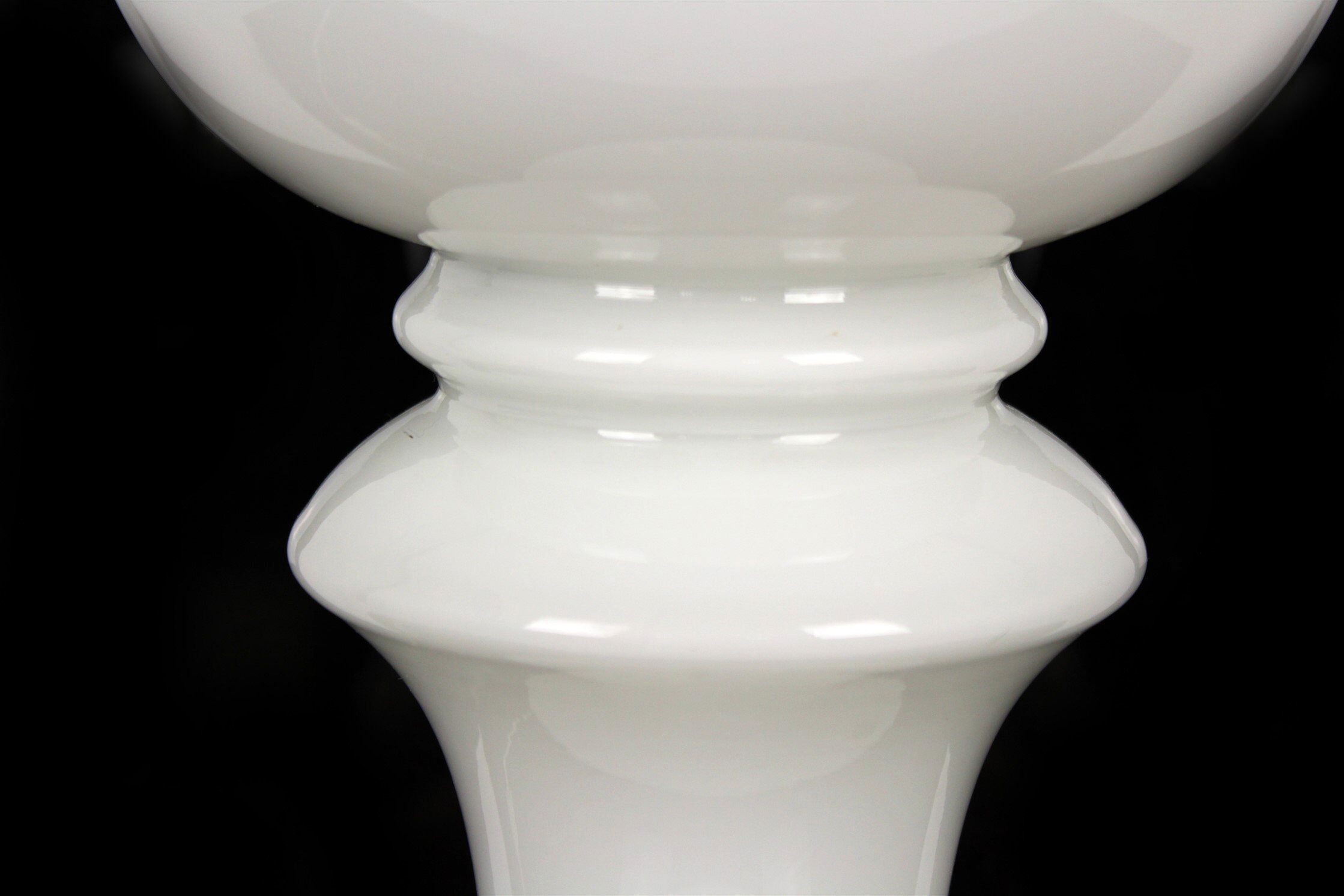 Glass Bishop Chess Table Lamp by Ivan Jakeš for Osvětlovací Sklo Valašské Meziříčí, 1970s