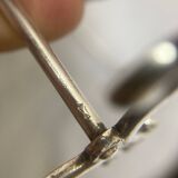 Silver knife holder with horse hallmark early 20th century