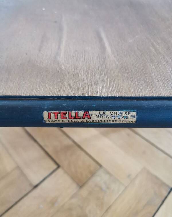 Set of 3 stella chairs "the indislocable chair"