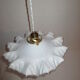 Old porcelain hanging and white opaline