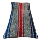 Vintage turkish kilim cushion cover , 30 x 60 cm