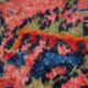 Ancient Persian Carpet Malayer handmade 113cm x 153cm 1920s, 1C403