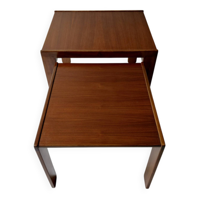 Paire de tables gigognes modèle 777 – Afra & Tobia Scarpa pour Cassina
