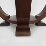 Table, round Art Deco side table in Mahogany, 1930s