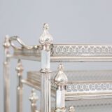 French neoclassical style nest of bar carts, 1960s.