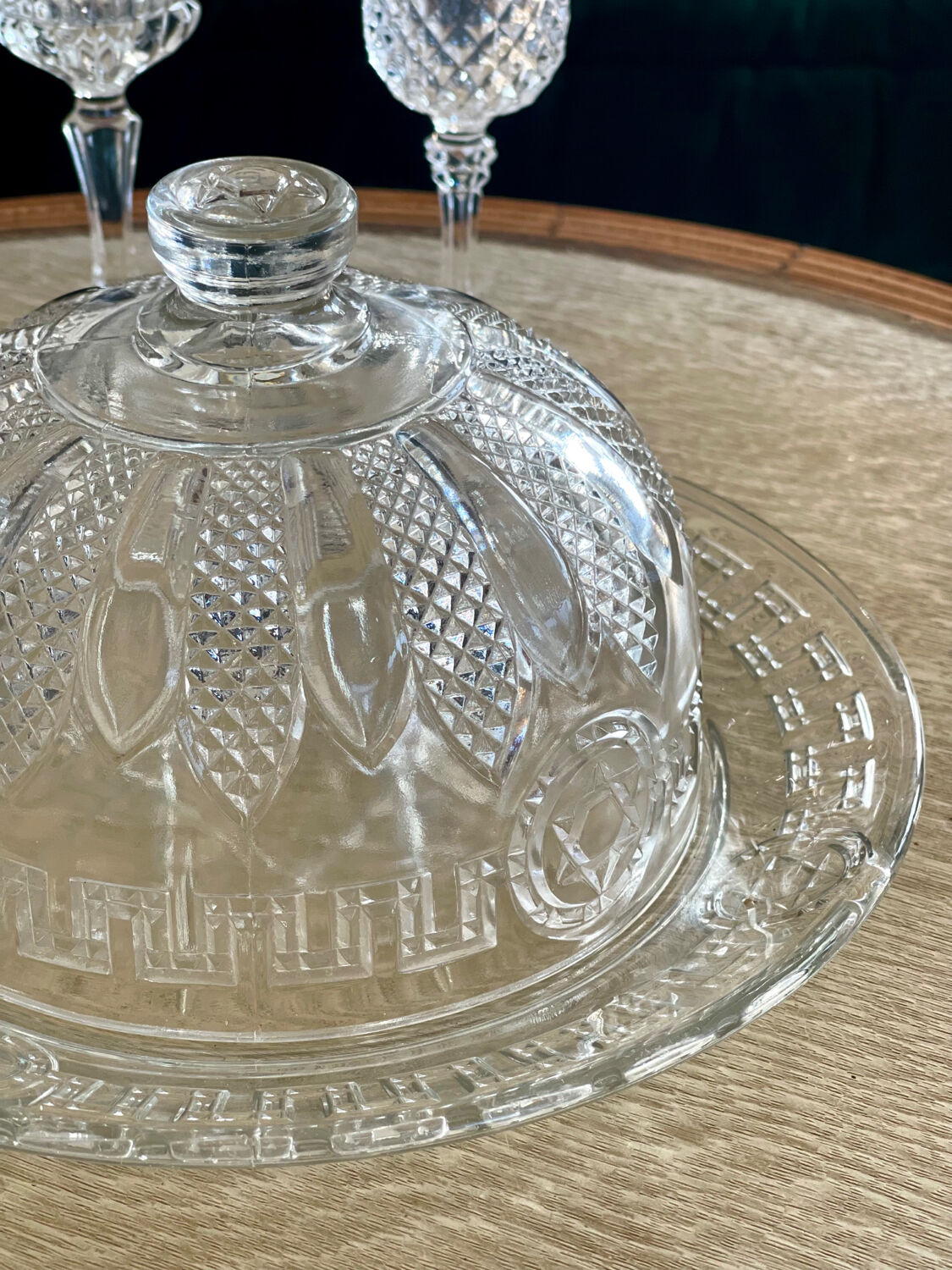 Reims crystal cheese platter
