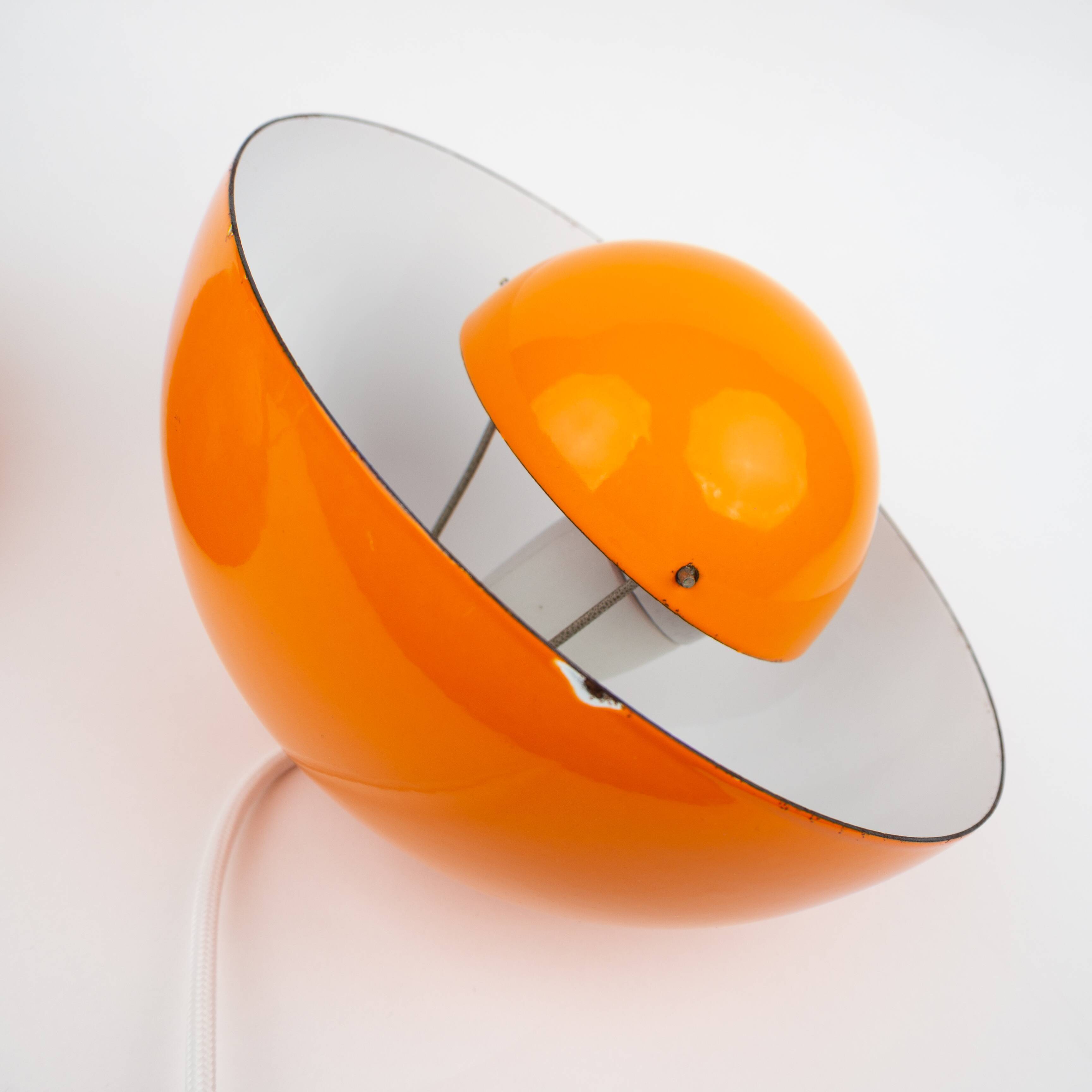 Paire de suspensions danoises Flowerpot de Verner Panton, Louis Poulsen, 1968