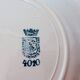 4 ironstone dinner plates from St Amand