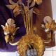Gold Flower Metal Wall Sconces